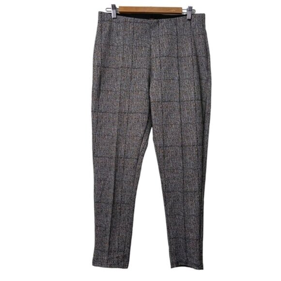 Maze trousers pants stretchy jersey brown black ecru white elastic waistband XL - Picture 2 of 12